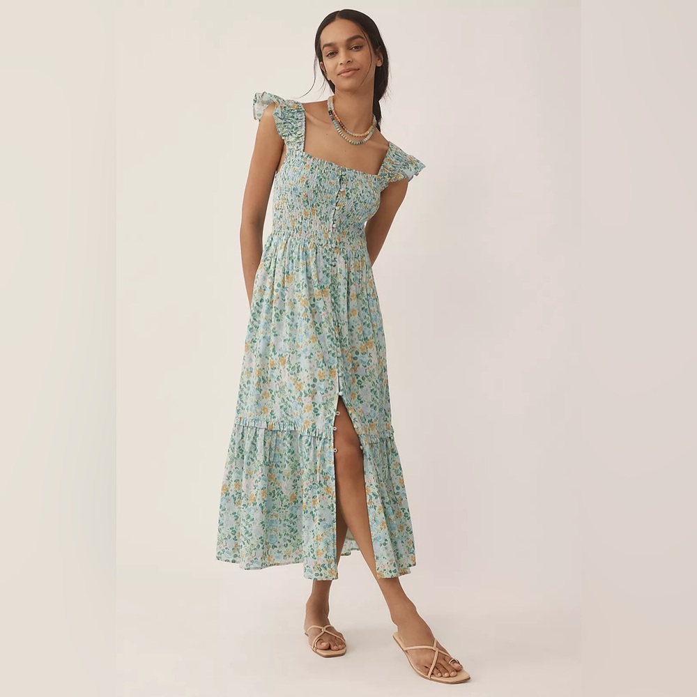 NWT Anthropologie Peregrine Square Neck Dress